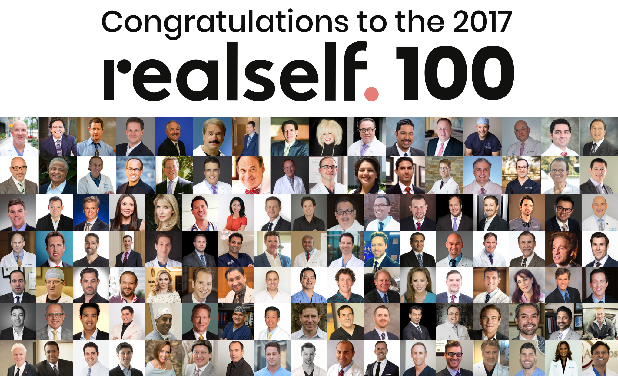 2017 Realself 100 top doctors