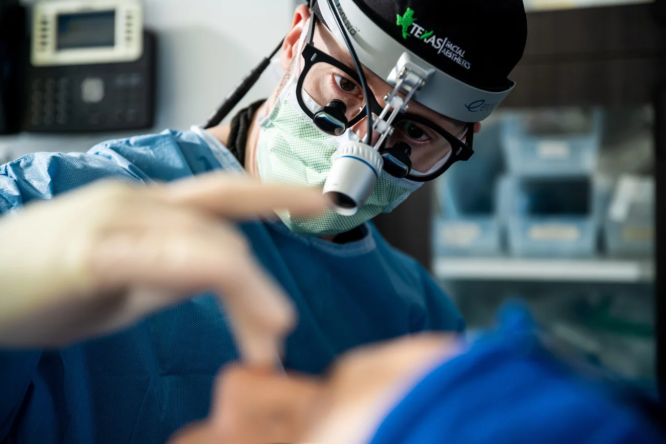 Dr. Jordan Cain Operating on Patient Dr. Jordan Cain Operating on Patient